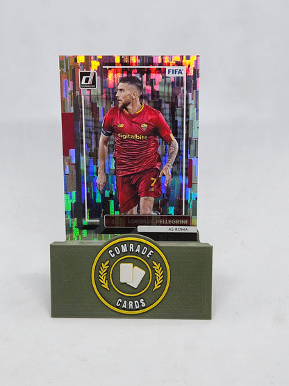 Lorenzo Pellegrini (Roma) Silver Glitch Parallel Donruss Soccer 2022-2023