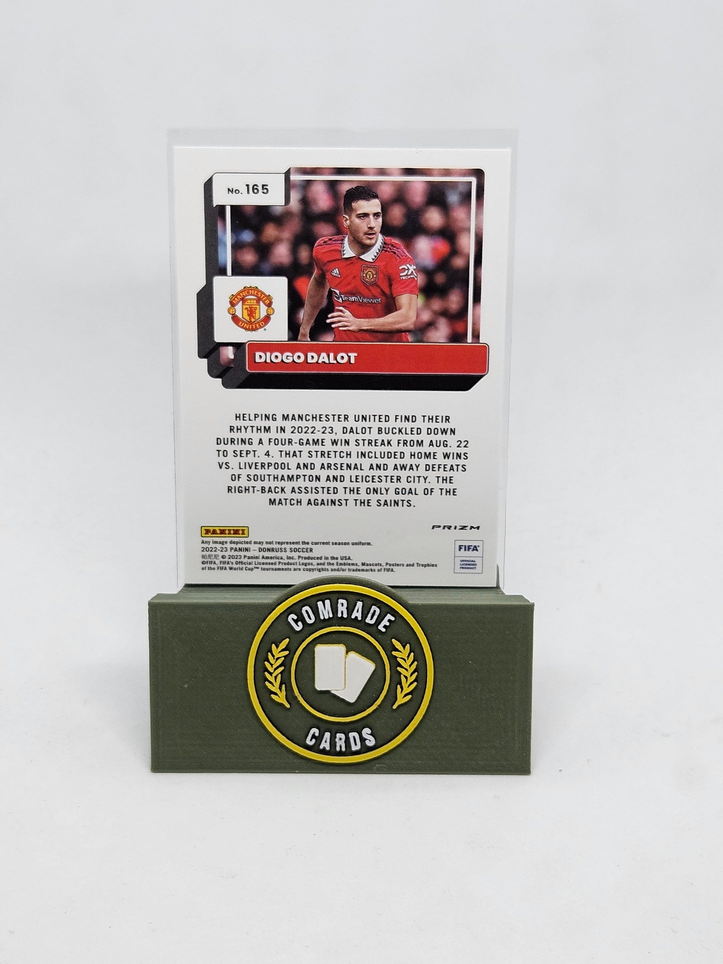 Diogo Dalot (Man United) Silver Optic Parallel Donruss Soccer 2022-2023