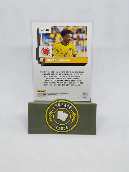 Juan Cuadrado (Colombia) Green Parallel Donruss Soccer 2022-2023