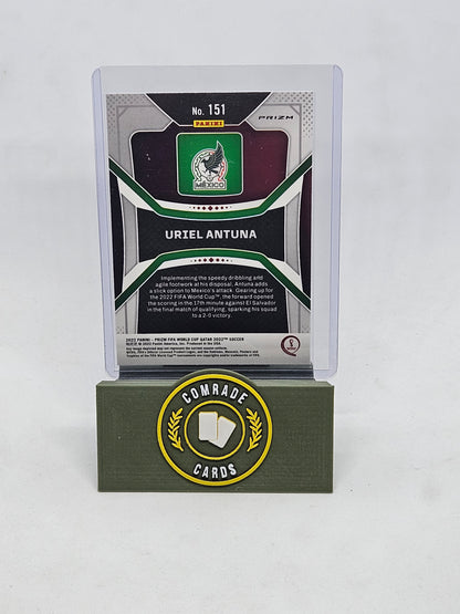 Uriel Antuna (Mexico) Green Wave Parallel Prizm World cup Qatar 2022