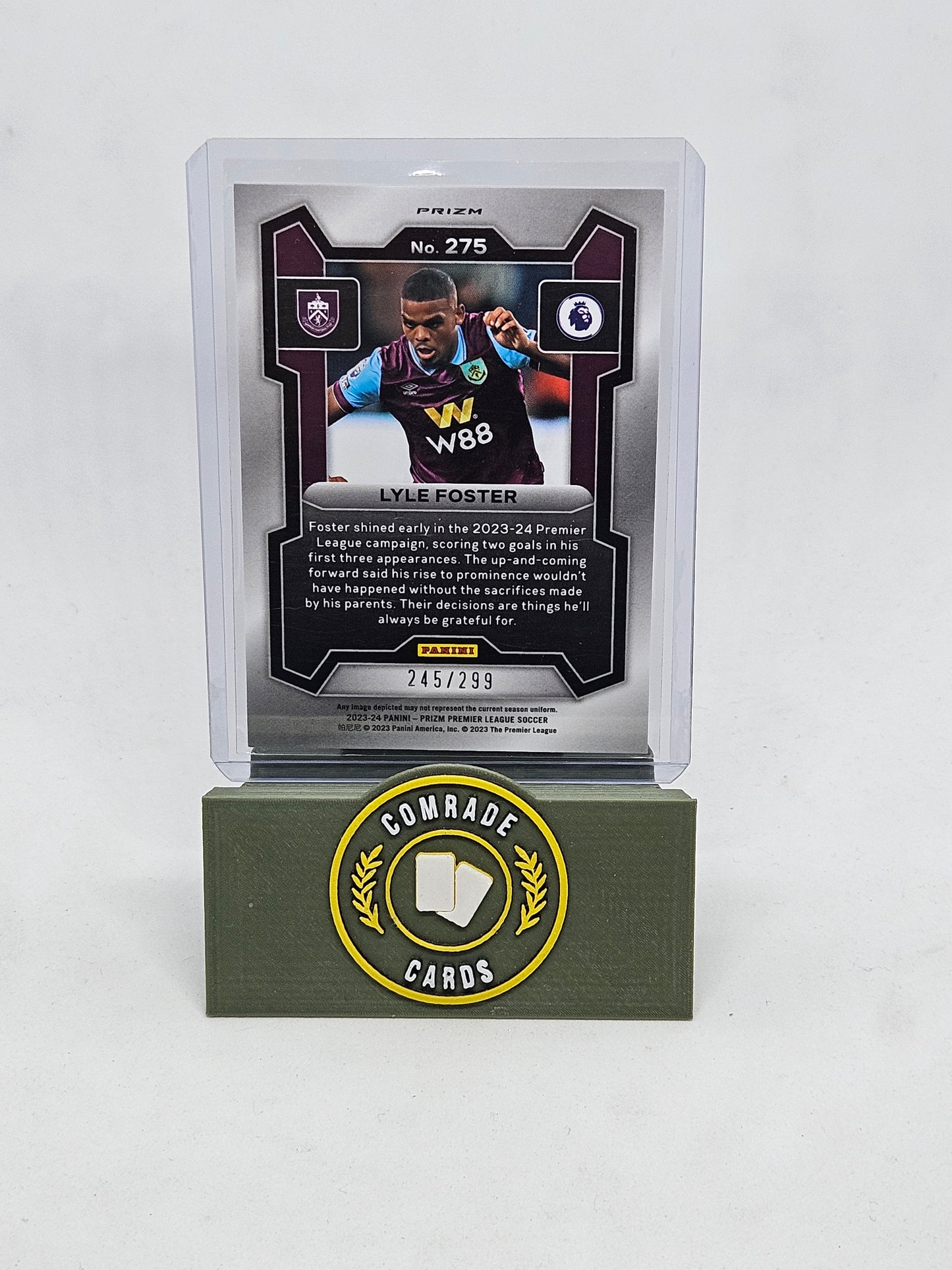 Kyle Foster (Burnley) 245/299 Prizm 2023-2024