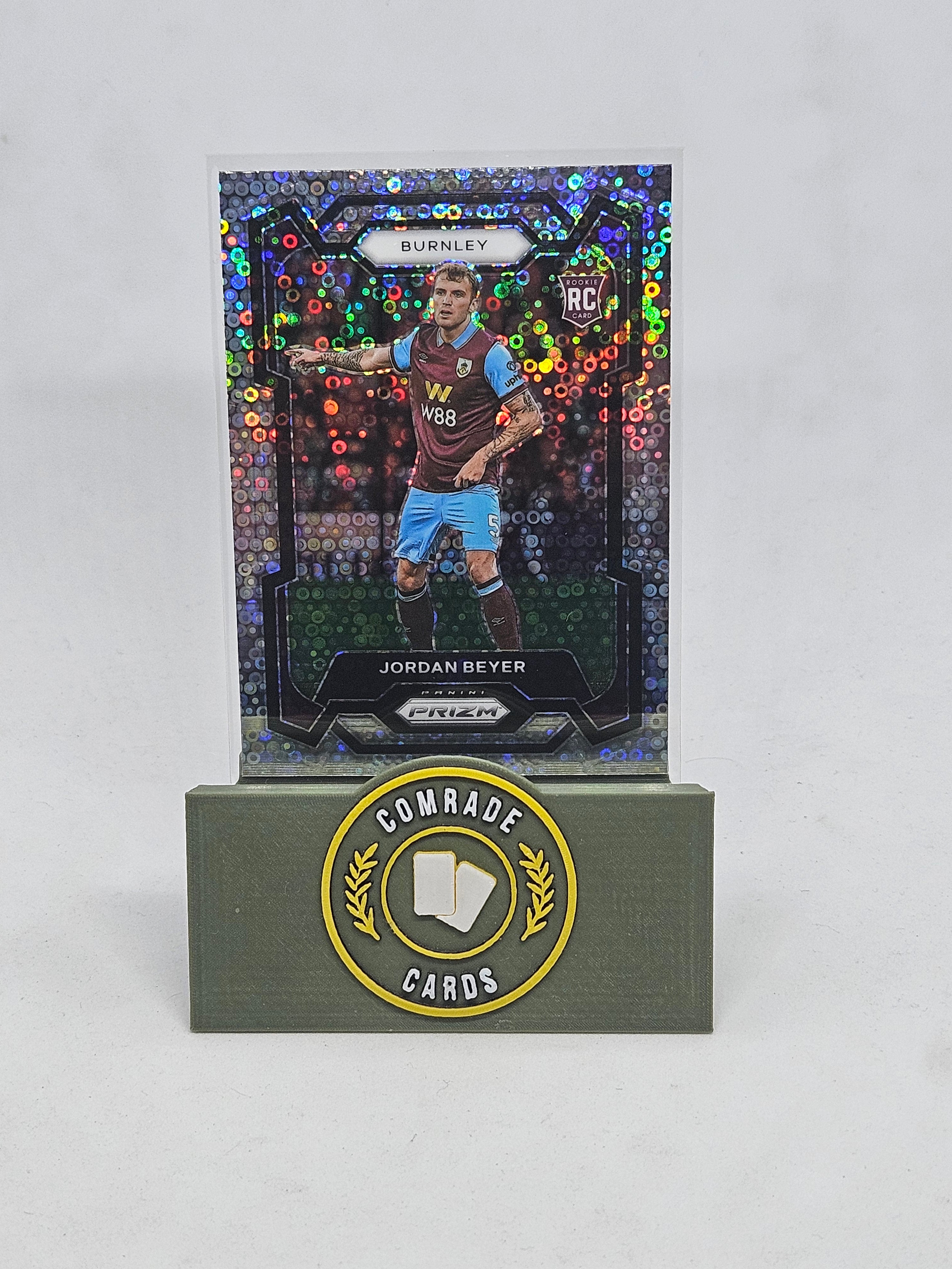 Jordan Beyer (Burnley) Breakaway Base Parallel Prizm 2023-2024