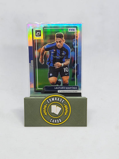 Lautaro Martinez (Inter Milan) Silver Optic Parallel Donruss Soccer 2022-2023
