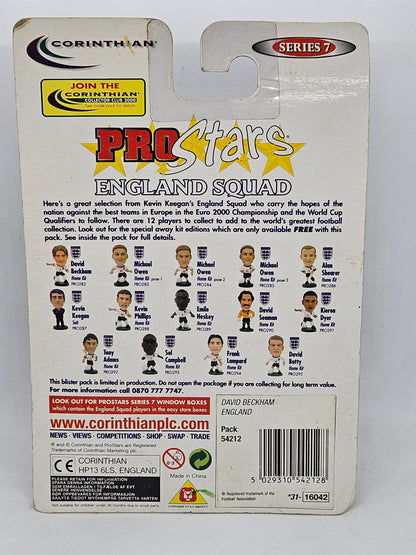 David Beckham (England) Pro Stars Blister Pack Series 7 PRO282 Damaged