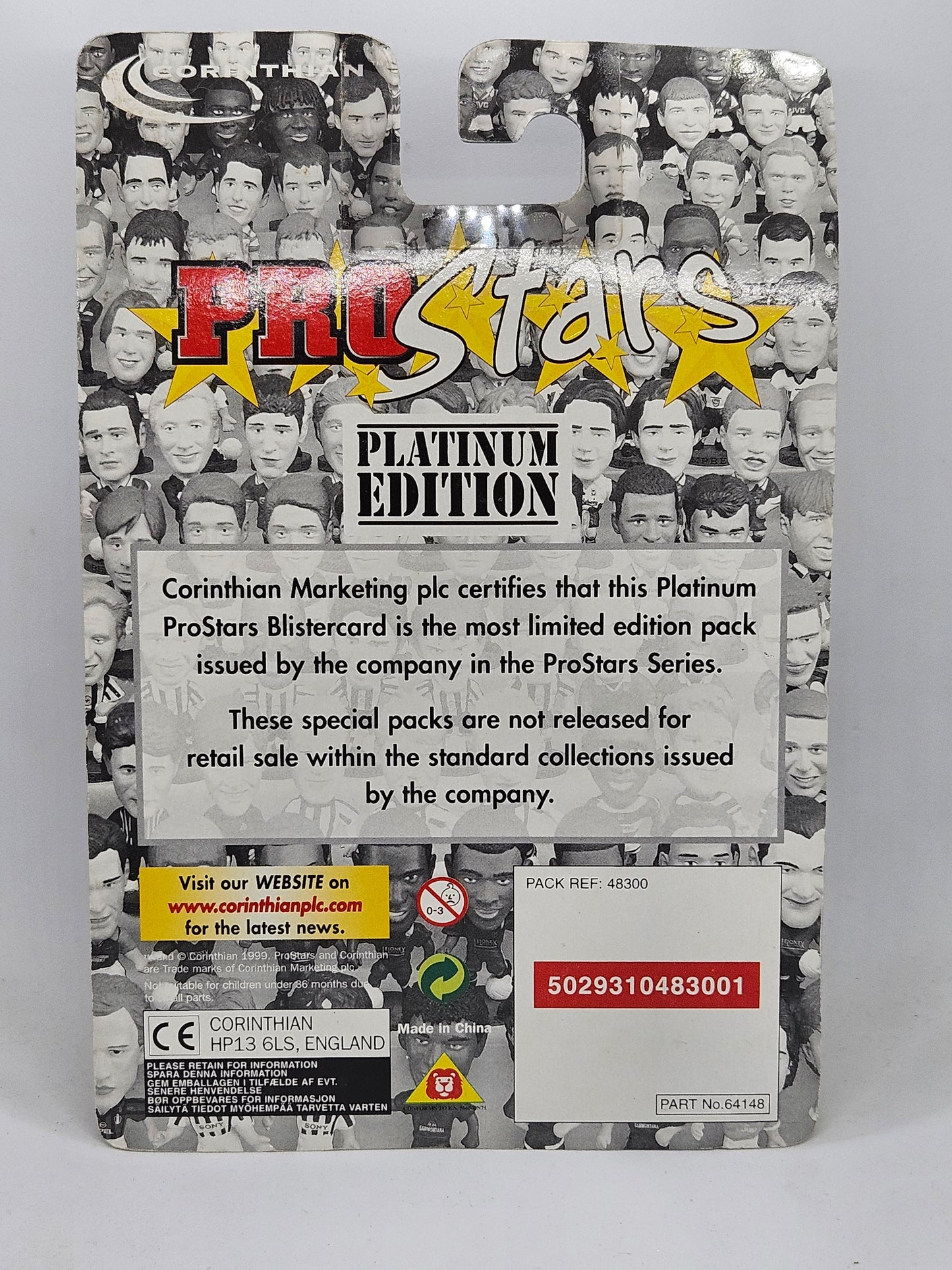 David Ginola (Tottenham) Pro Stars Blister Pack Platinum Edition PRO251