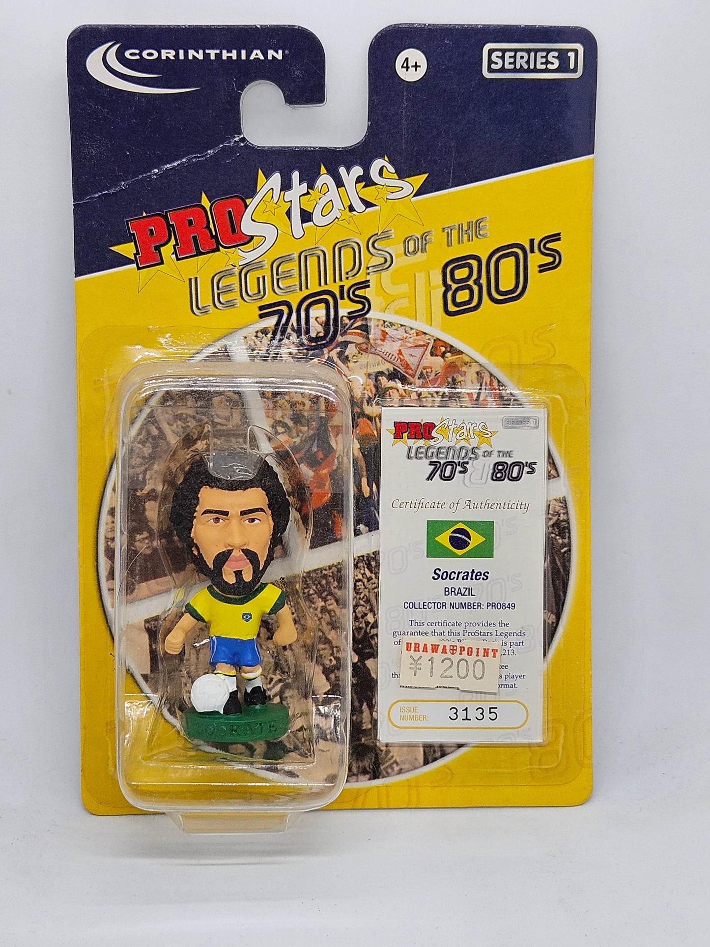 Socrates (Brazil) Pro Stars Blister Pack Legends Of The 70s & 80s PRO849