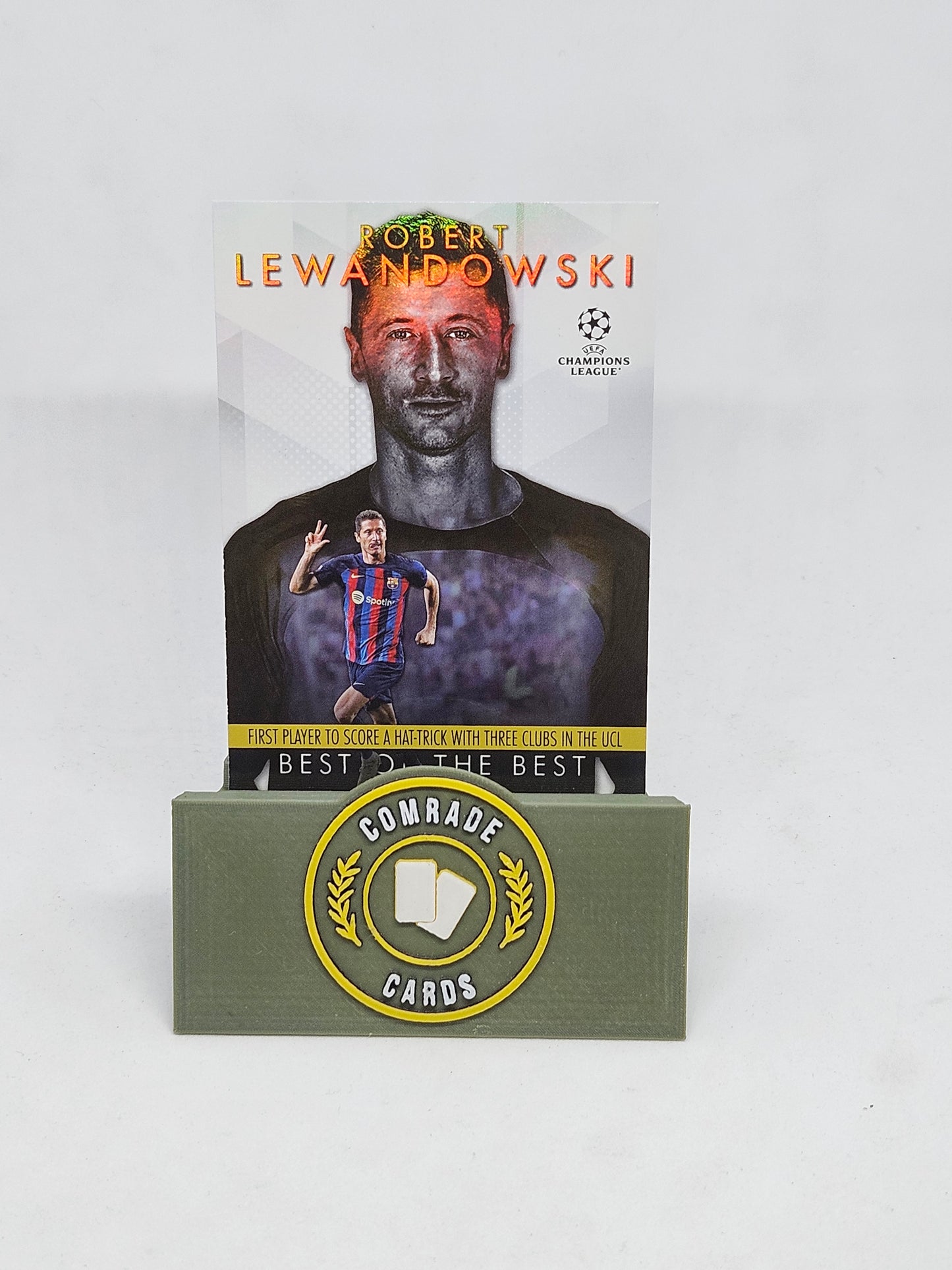 Robert Lewandowski (Barcelona) Best Of The Best Insert Topps UCC 2023-2024