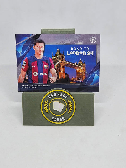 Robert Lewandowski (Barcelona) Road To London Insert Topps UCC 2023-2024