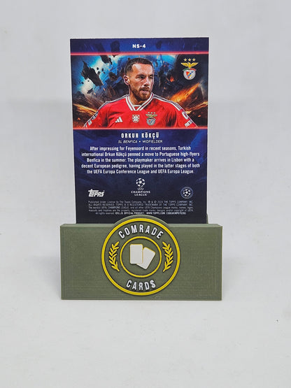 Orkun Kokcu (Benfica) Now Starring Insert Topps UCC 2023-2024