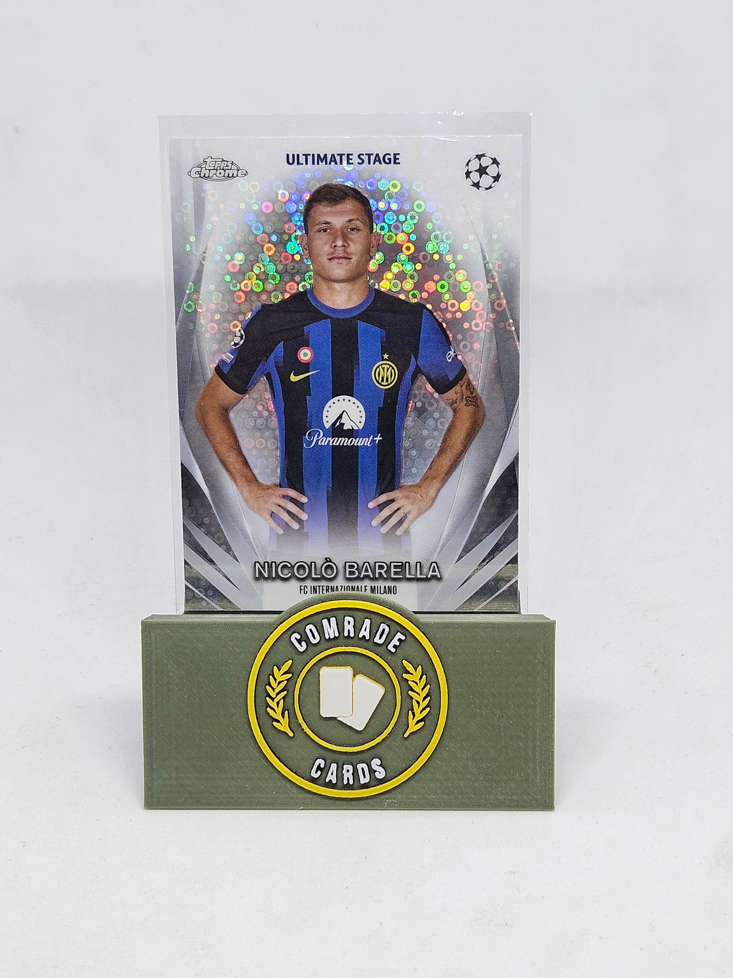 Nicolo Barella (Inter Milan) Ultimate Stage Topps Chrome 2023-2024