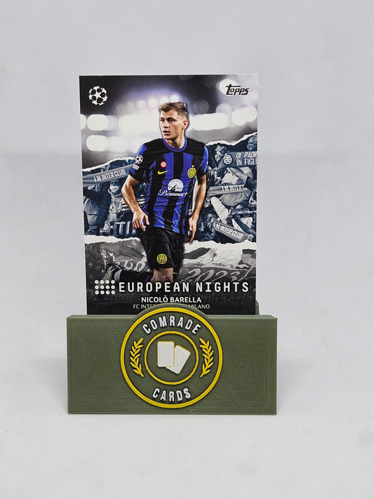 Nicolo Barella (Inter Milan) European Nights Insert Topps UCC 2023-2024