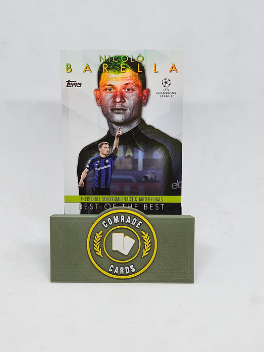 Nicolo Barella (Inter Milan) Best Of The Best Insert Topps UCC 2023-2024