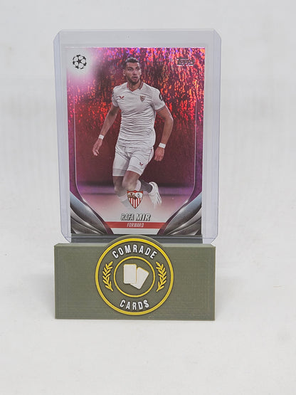 Rafa Mir (Sevilla) Pink Sparkle Parallel Topps UCC 2023-2024