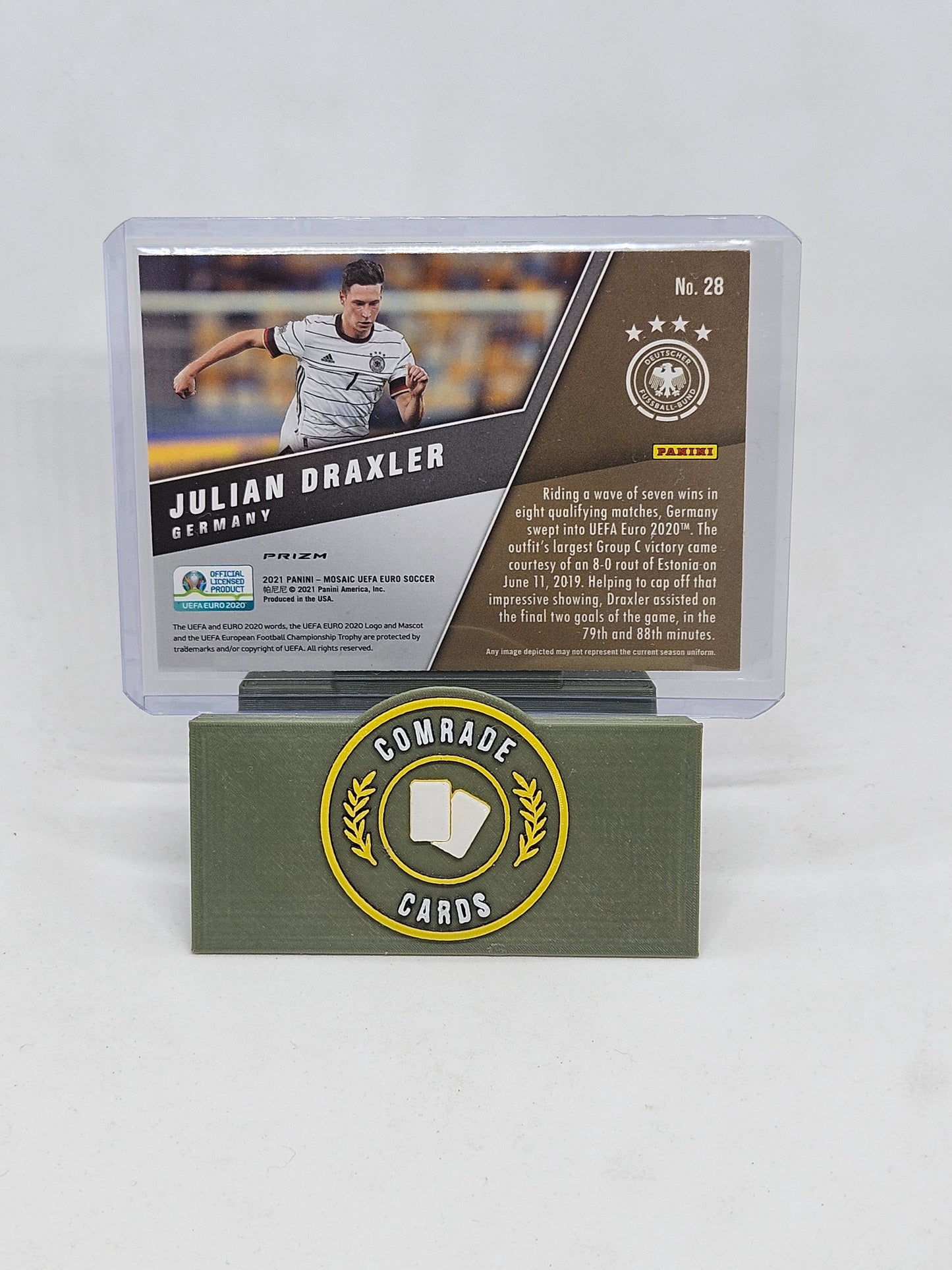 Julian Draxler (Germany) Montage Insert Mosaic Euro 2020