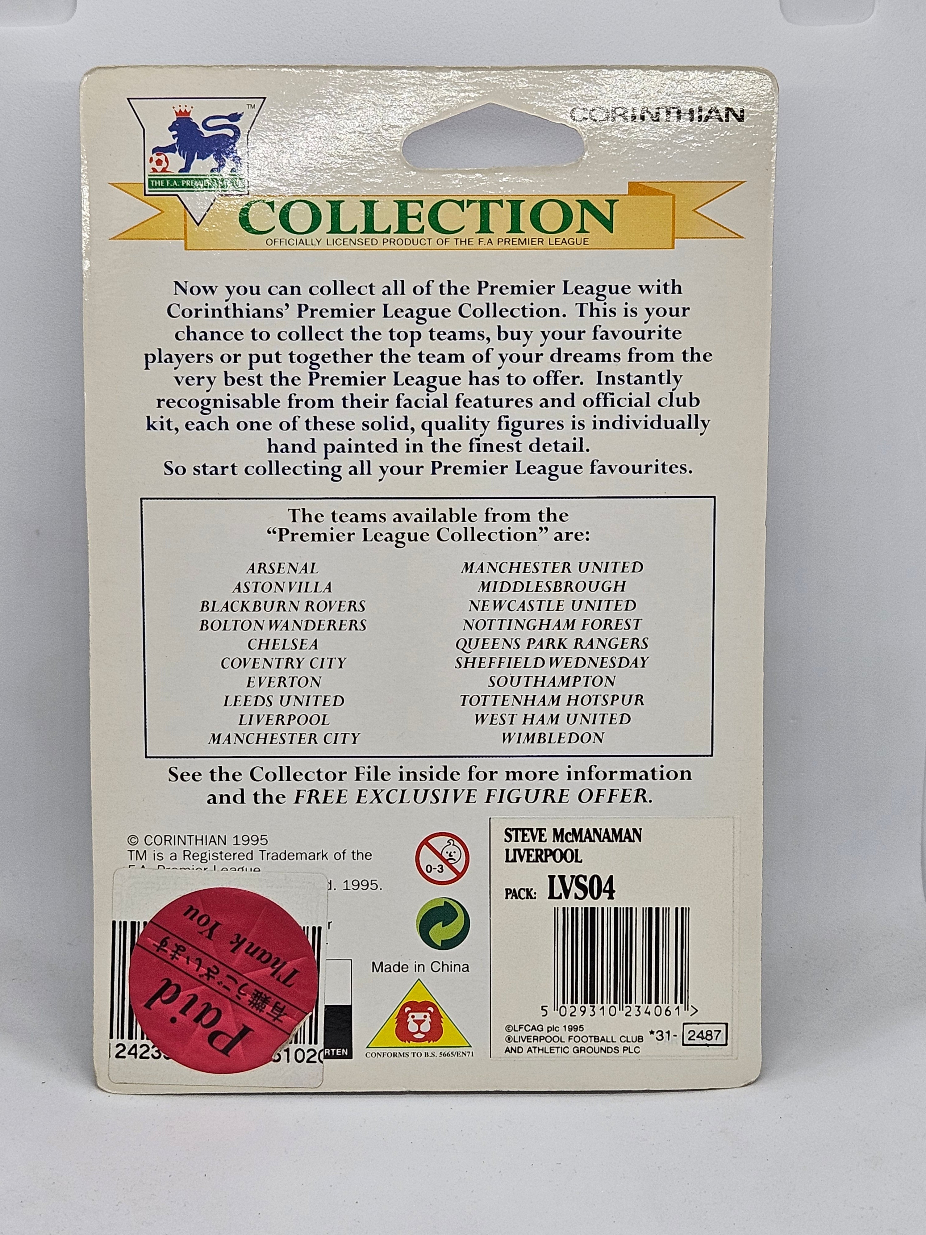 Steve Mcmanaman (Liverpool) Headliners Blister Pack Premier League