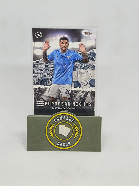 Mattia Zaccagni (Lazio) European Nights Insert Topps UCC 2023-2024