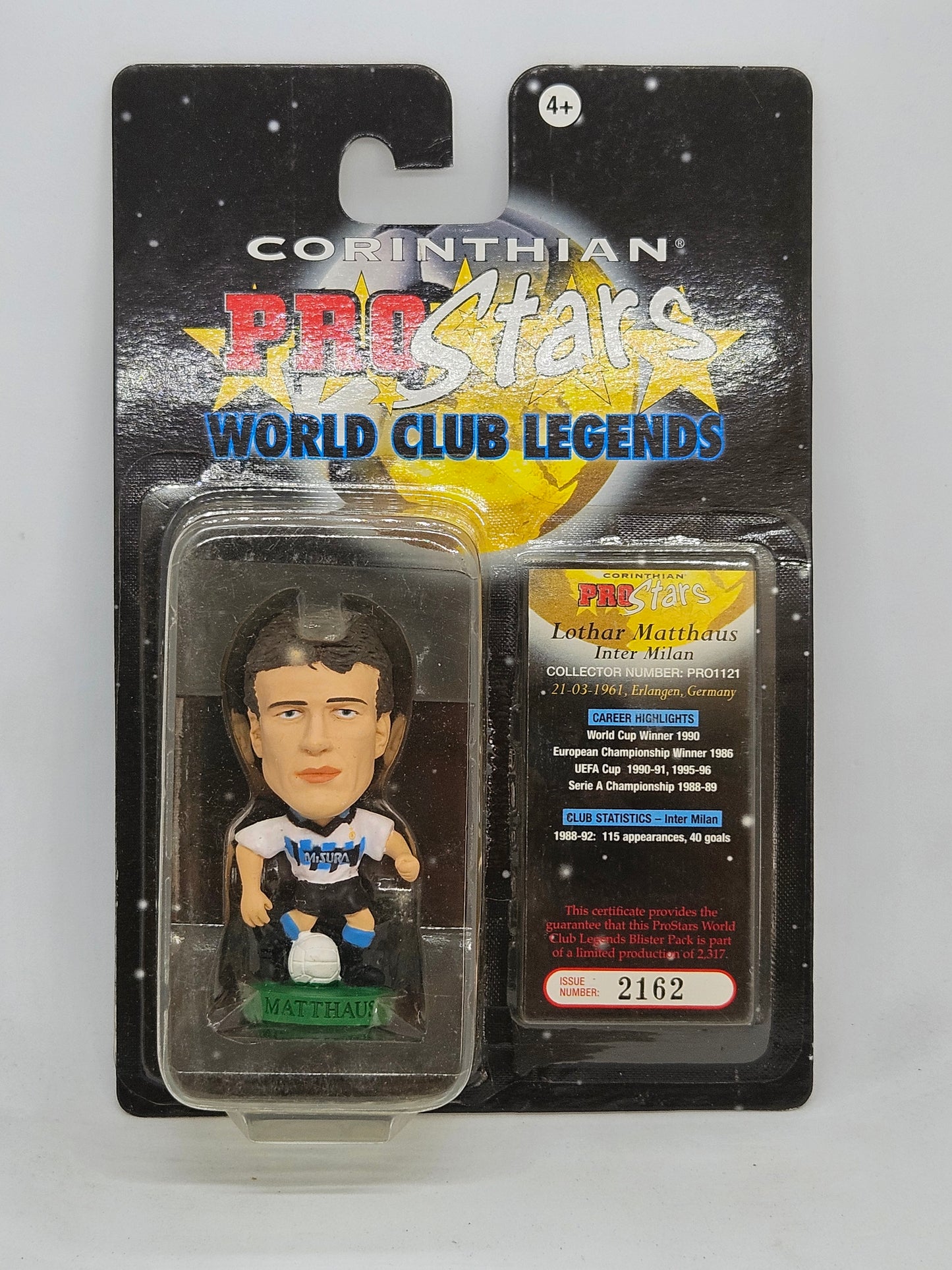 Lothar Matthaus (Inter Milan) Pro Stars Blister Pack World Club Legends PRO1121