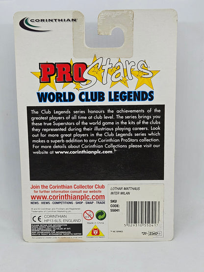 Lothar Matthaus (Inter Milan) Pro Stars Blister Pack World Club Legends PRO1121