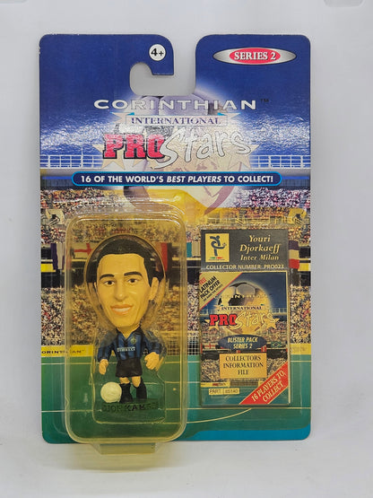 Youri Djorkaeff (Inter Milan) Pro Stars Blister Pack Series 2 PRO023 (Slightly Yellowed)