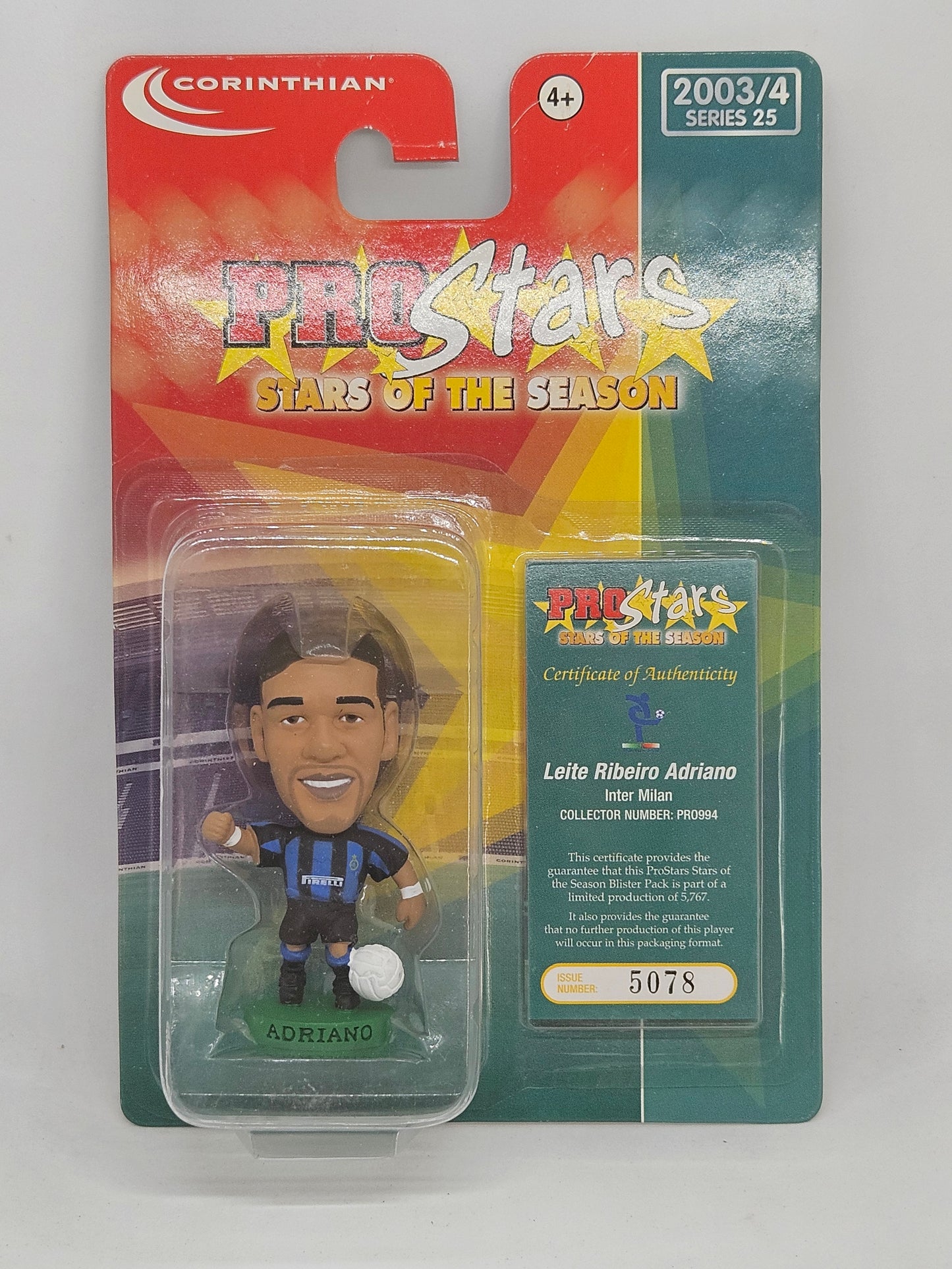 Leite Ribeiro Adriano (Inter Milan) Pro Stars Blister Pack Series 25 PRO994