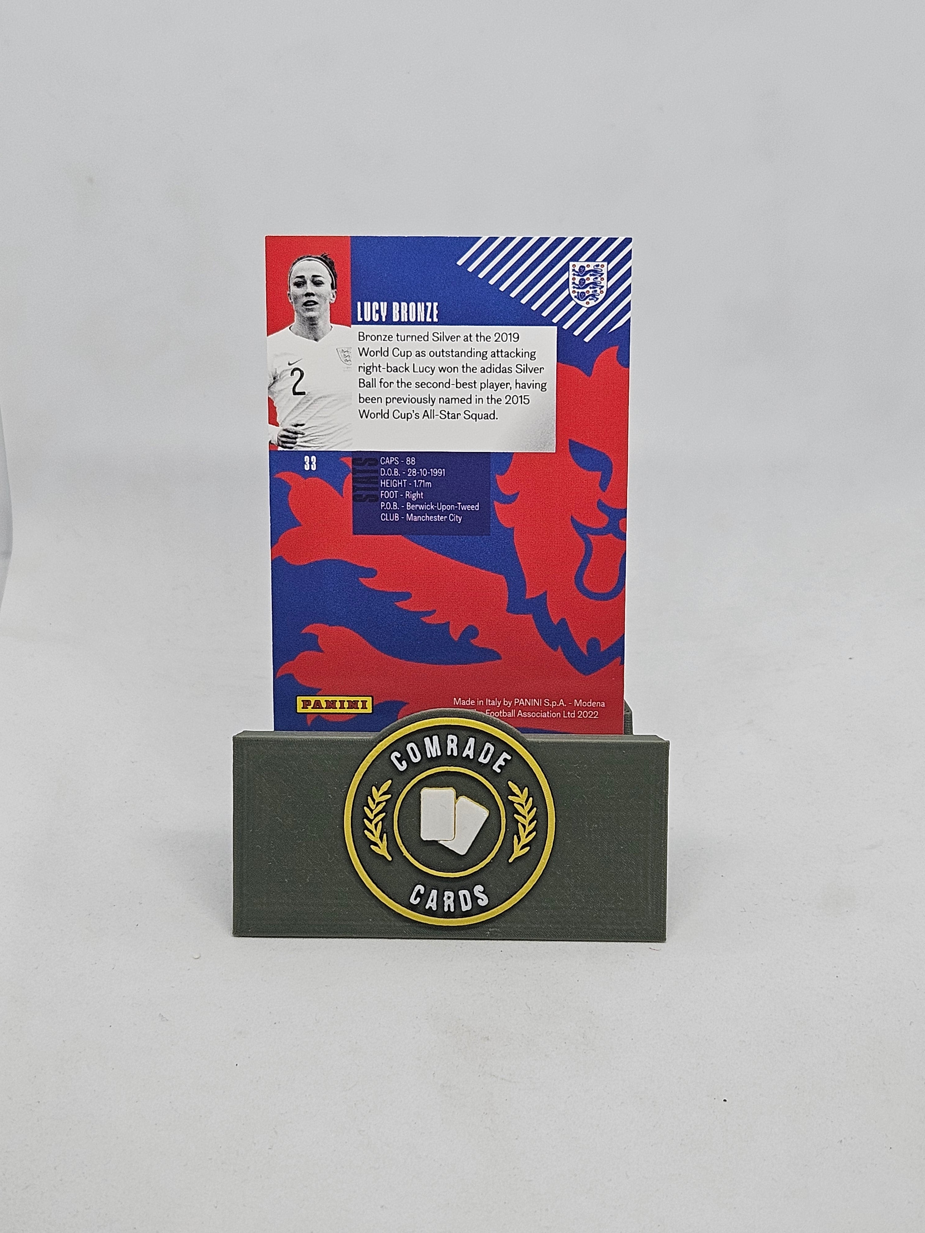 Lucy Bronze (England) Base Card The Best Of England Set