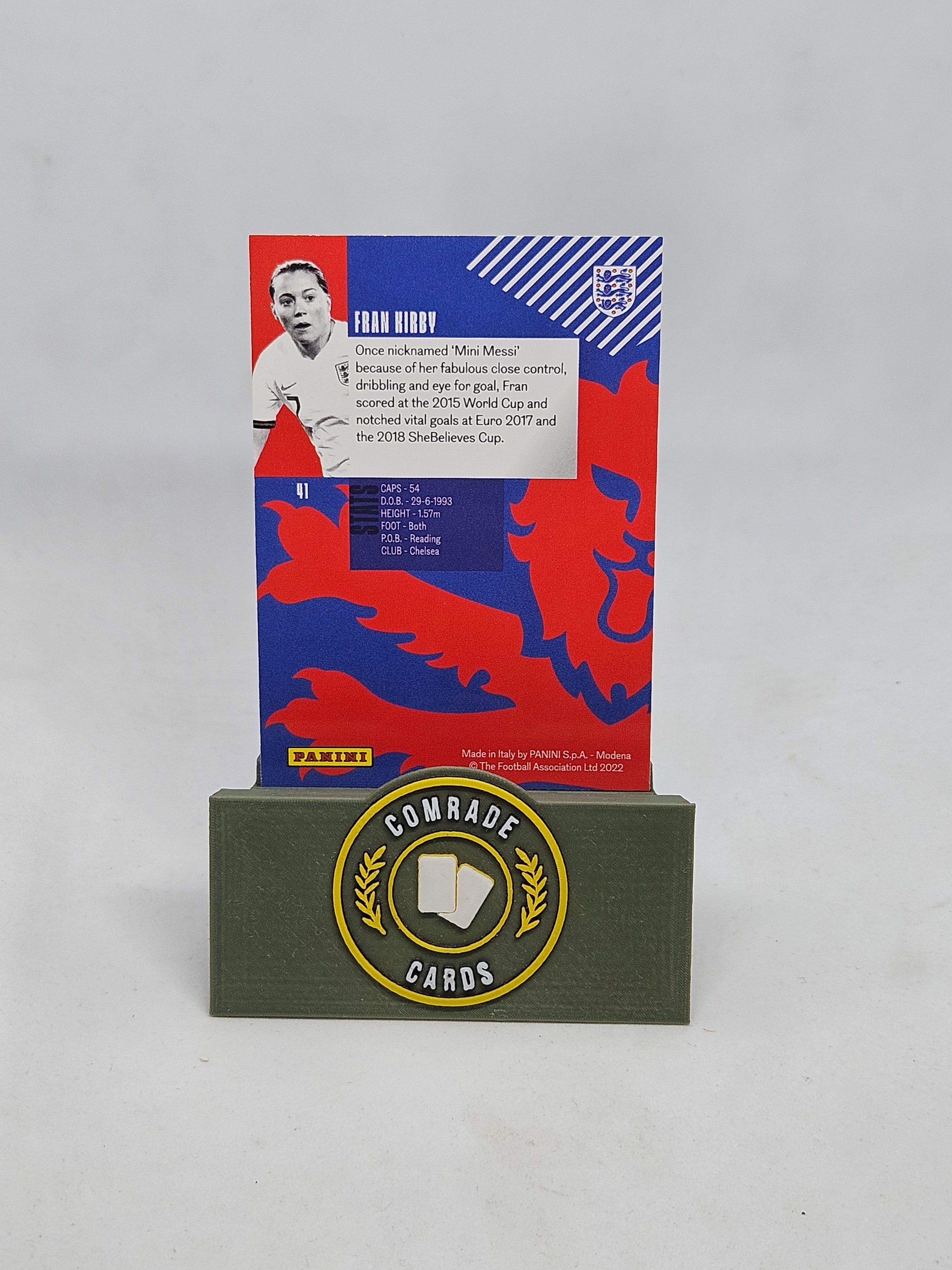 Fran Kirby (England) Base Card The Best Of England Set