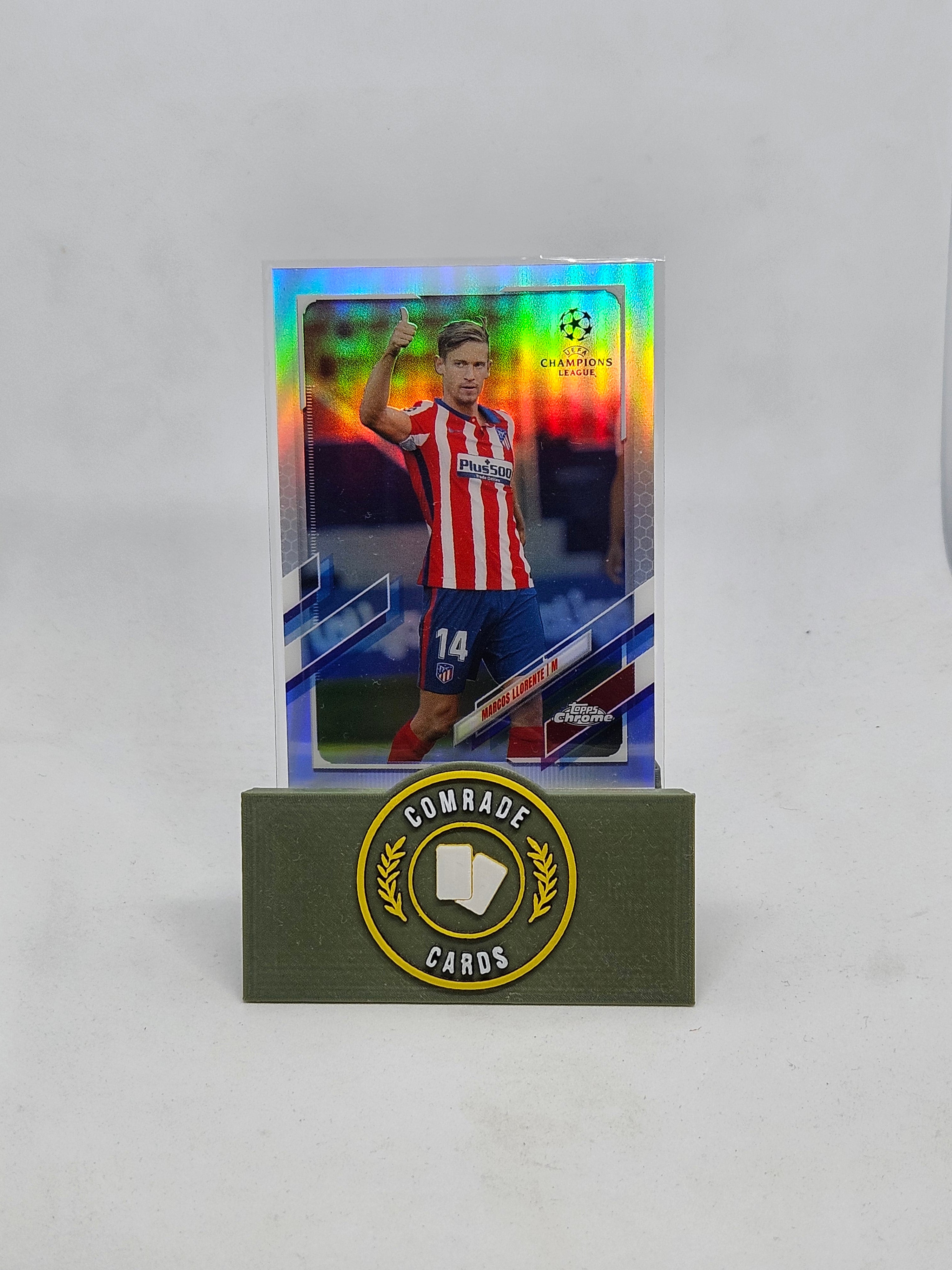 Marcos Llorente (Athletico Madrid) Refractor Parallel Topps Chrome 2020-2021
