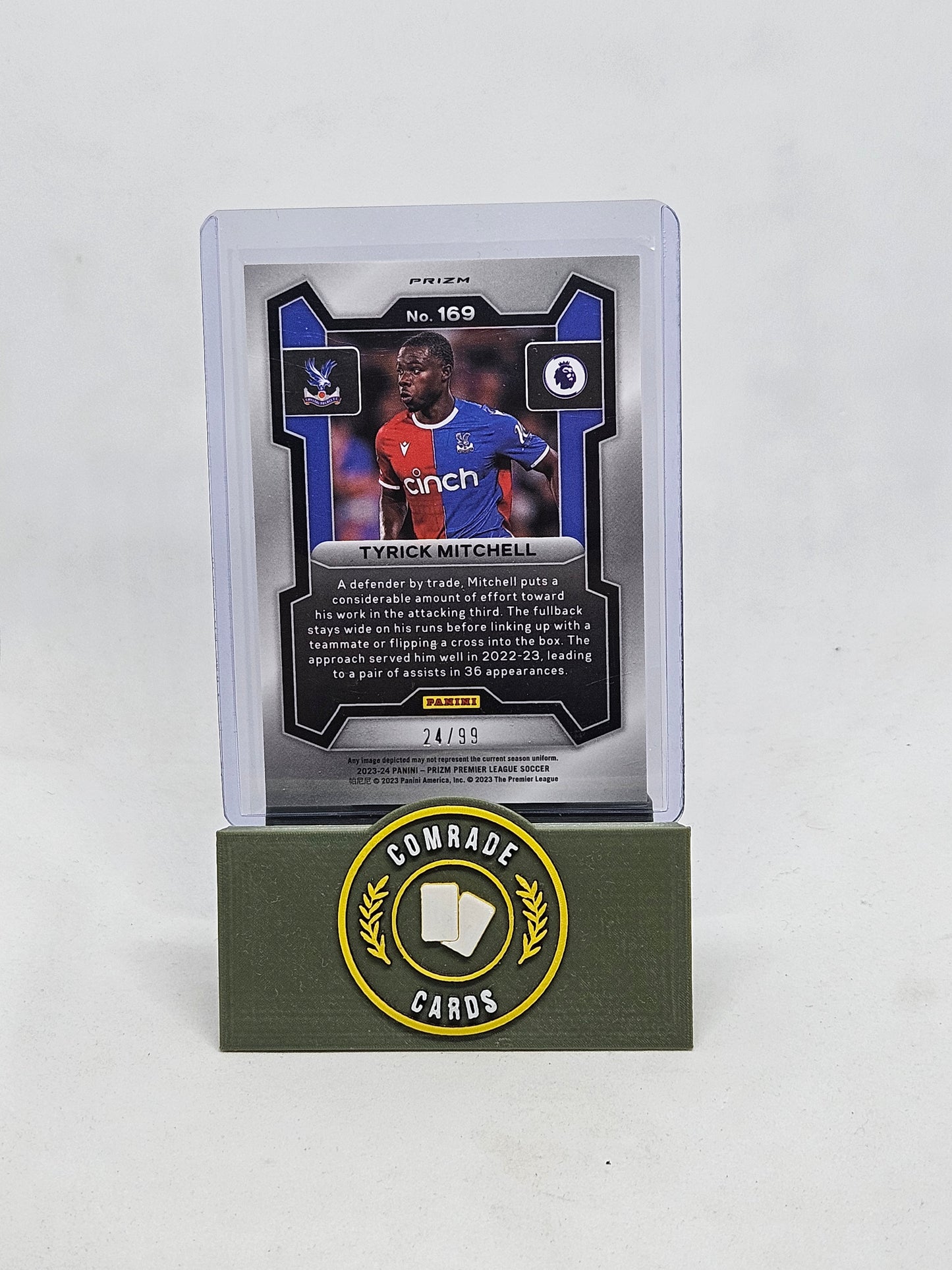 Tyrick Mitchell (Crystal Palace) 24/99 Prizm 2023-2024