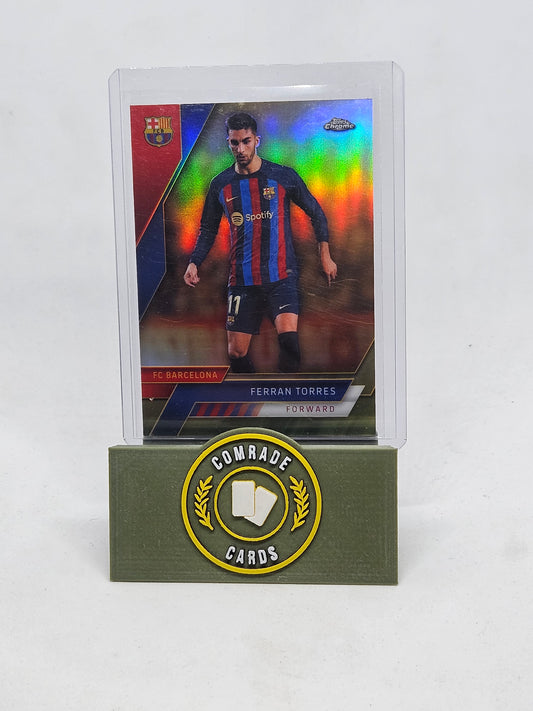 Ferran Torres (Barcelona) 08/50 Topps Barcelona Set 2022-2023