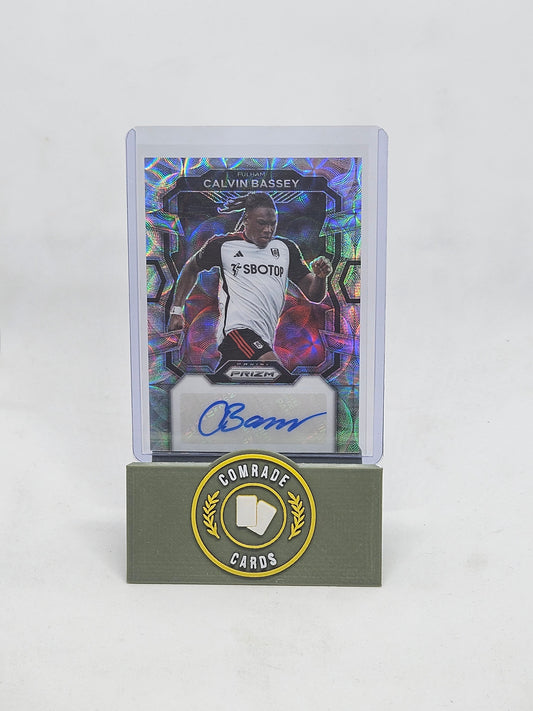 Calvin Bassey (Fulham) Autographed Card Prizm 2023-2024