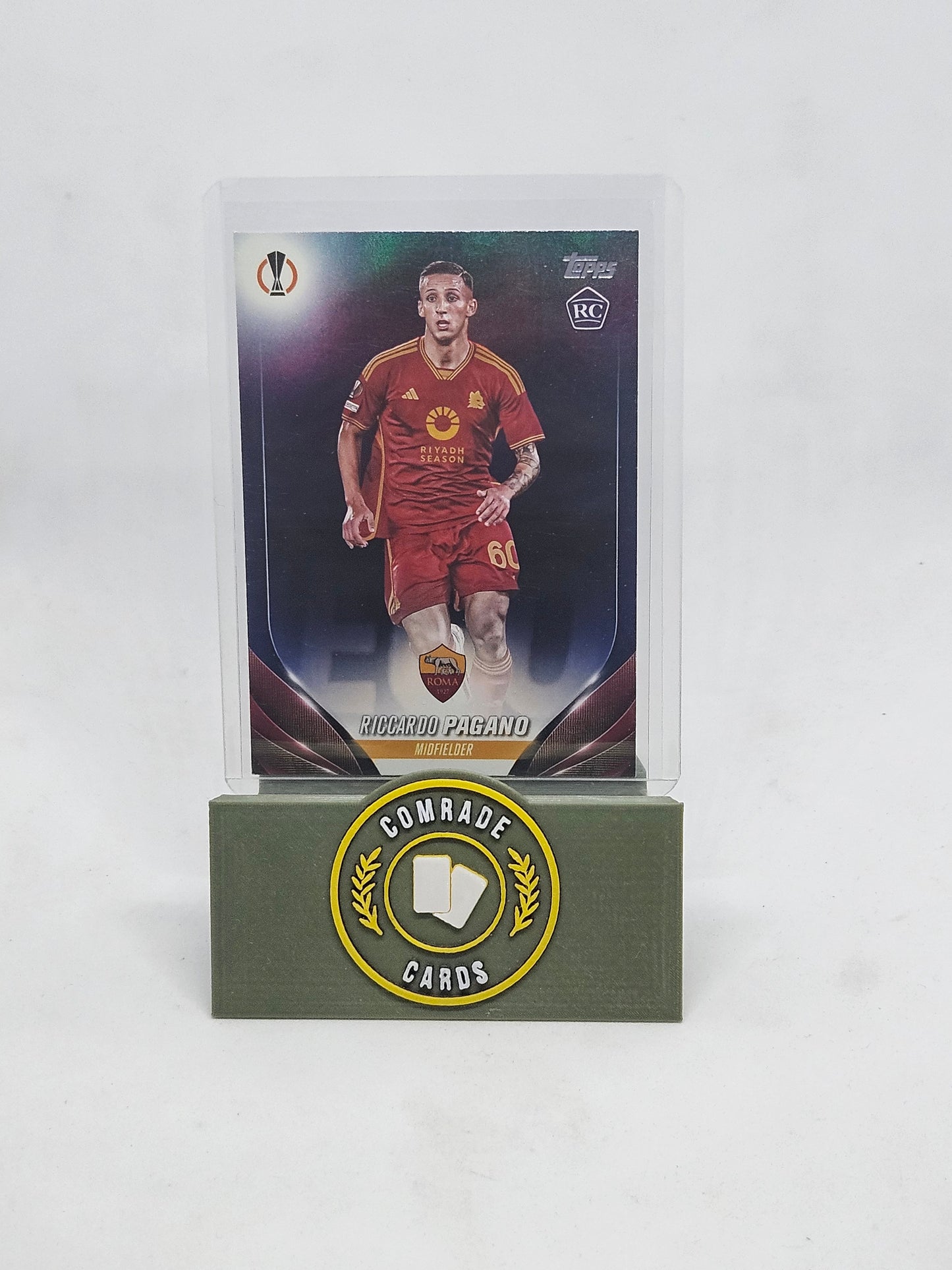 Riccardo Pagano (Roma) 048/250 Topps UCC 2023-2024