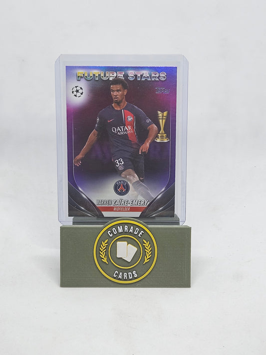 Warren Zaire-Emery (PSG) 134/299 Topps UCC 2023-2024