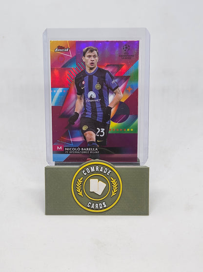 Nicolo Barella (Inter Milan) 38/75 Topps Finest 2023-2024