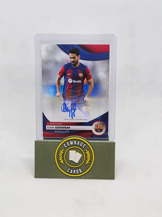 Ilkay Gundogan (Barcelona) Autographed Card Topps Barcelona Set 2023-2024