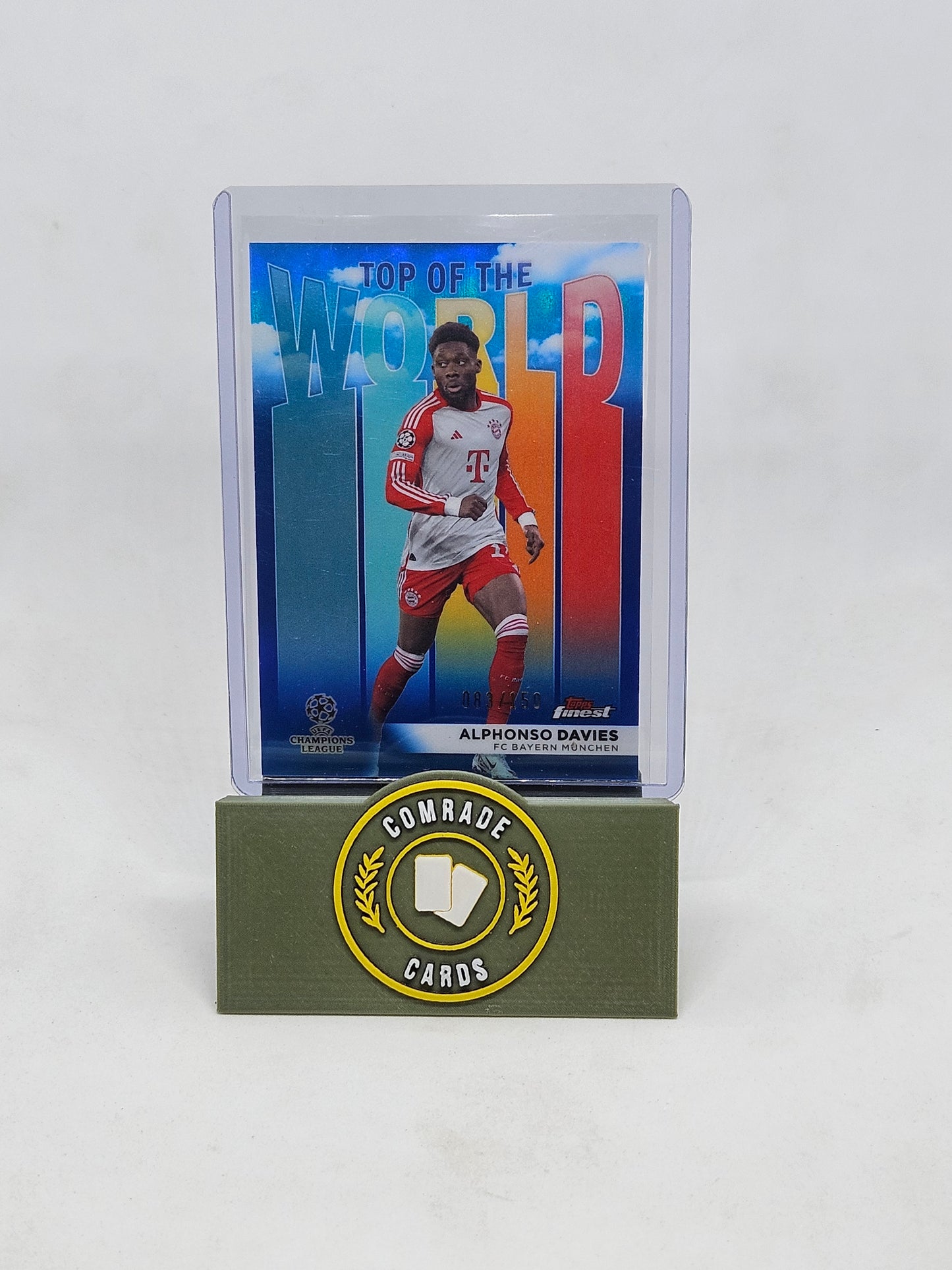 Alphonso Davies (Bayern München) 083/150 Topps Finest 2023-2024