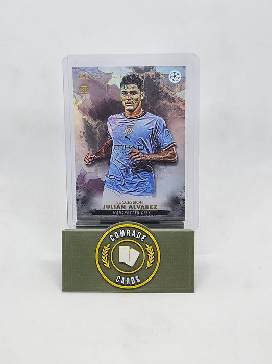 Julian Alvarez (Man City) 145/150 Topps Inception 2022-2023