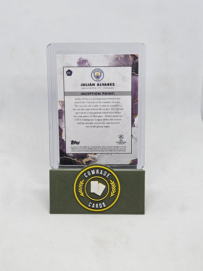 Julian Alvarez (Man City) 145/150 Topps Inception 2022-2023