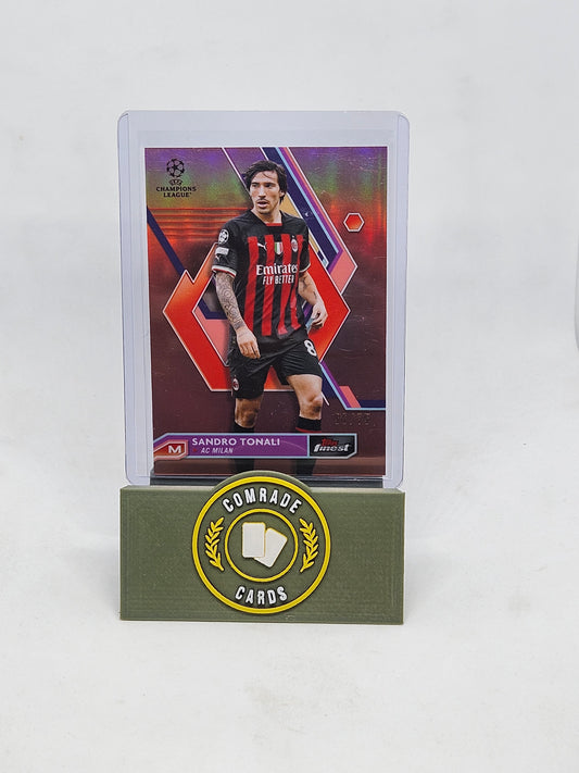 Sandro Tonali (AC Milan) 56/75 Topps Finest 2022-2023