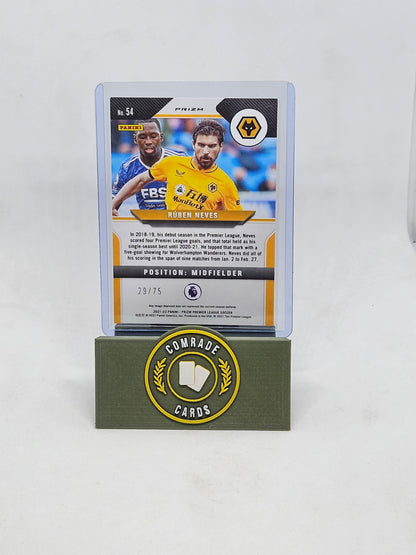 Ruben Neves (Wolves) 29/75 Prizm 2021-2022