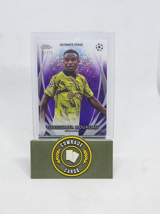 Youssoufa Moukoko (Dortmund) 57/75 Ultimate Stage Topps UCC 23/24