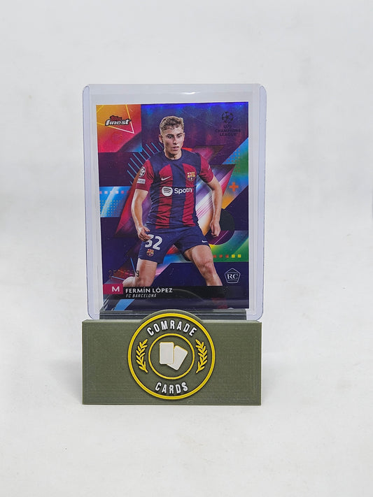 Fermin Lopez (Barcelona) 258/299 Topps Finest 2023-2024