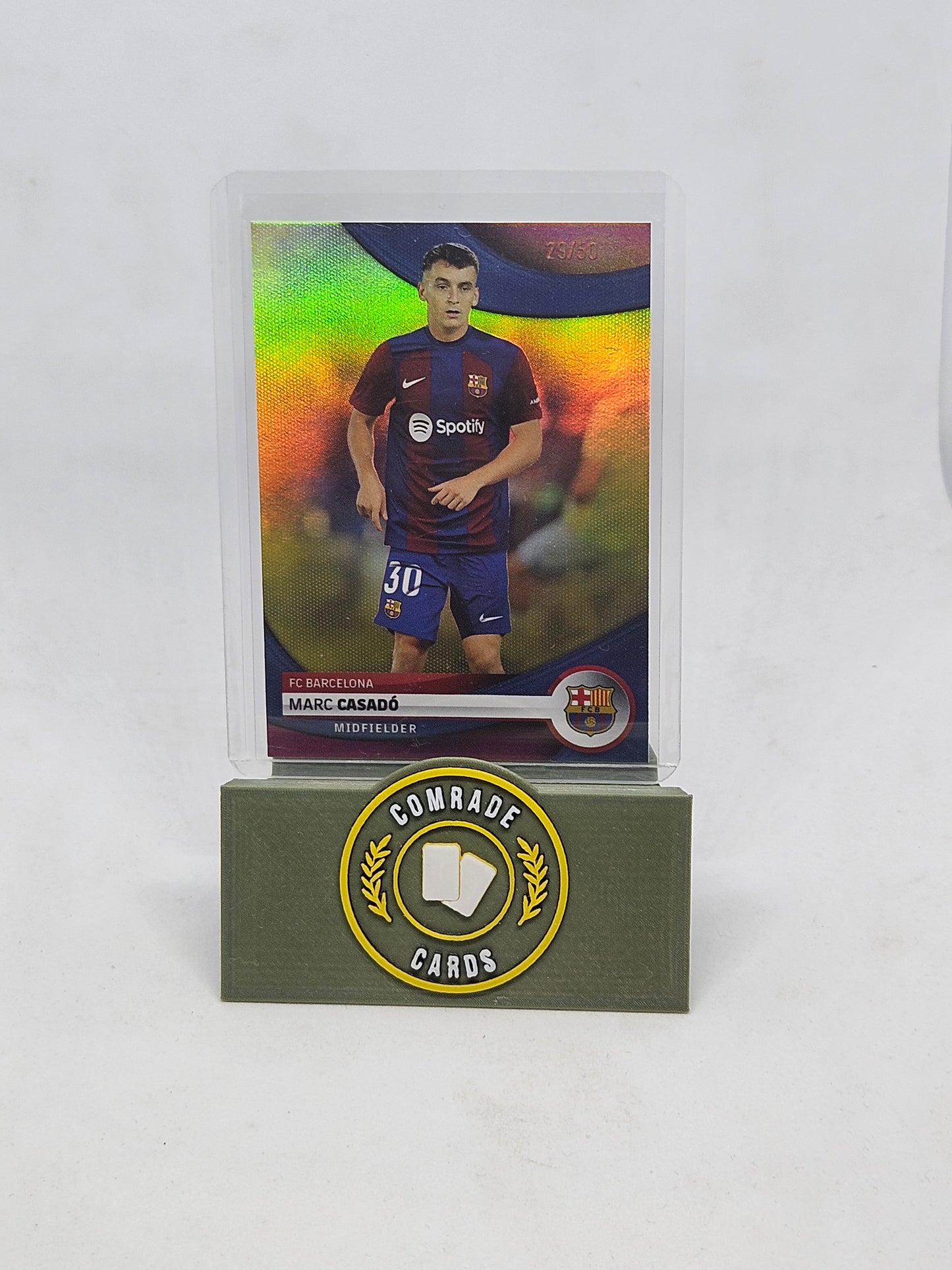 Marc Casado (Barcelona) 29/50 Topps Barcelona Set 2023-2024