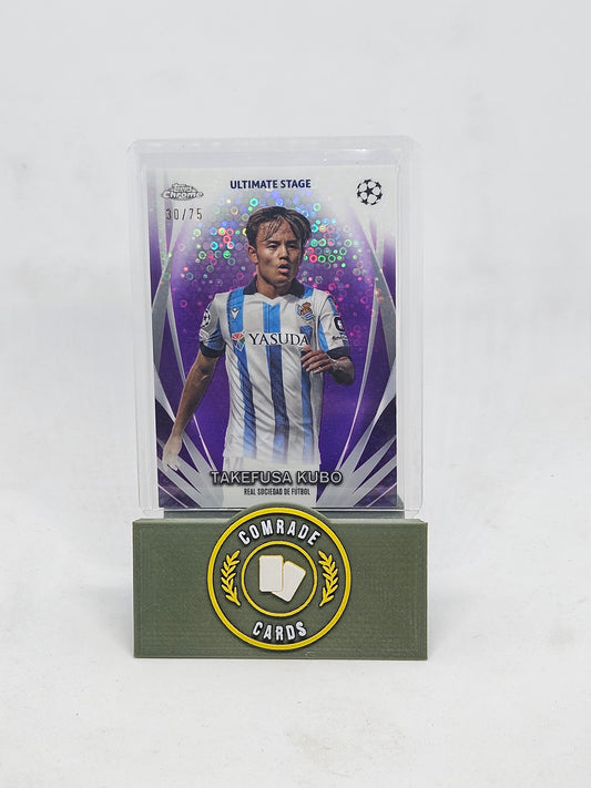 Takefusa Kubo (Real Sociedad) 30/75 Ultimate Stage Topps UCC 2023-2024