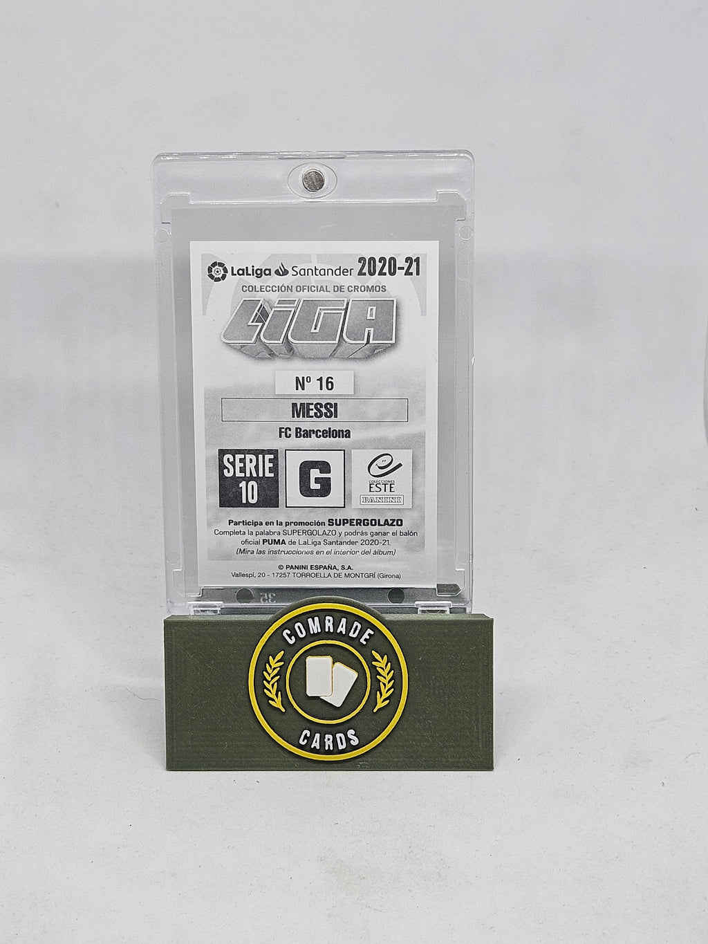 Lionel Messi (Barcelona) Autographed (Printed) Sticker 2020-2021