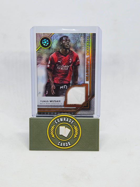 Yunus Musah (AC Milan) 112/150 Patch Topps Museum 2023-2024