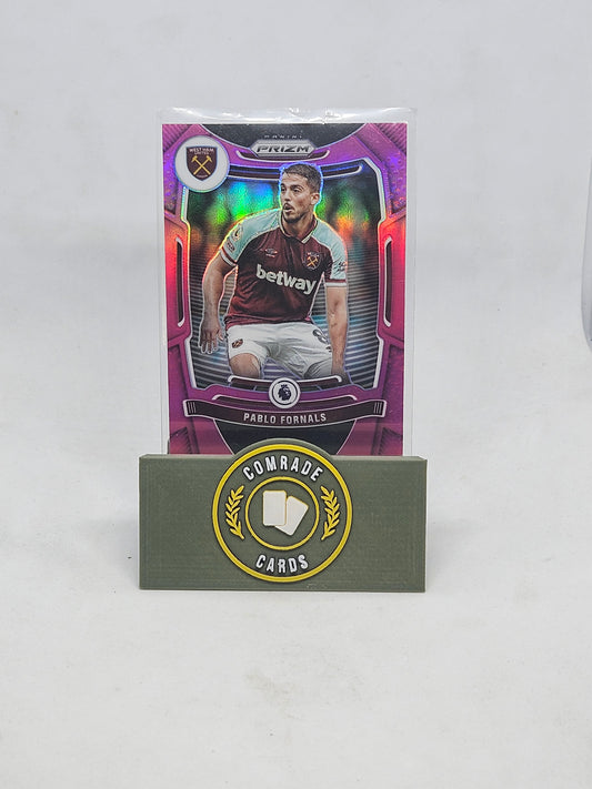 Pablo Fornals (West Ham) Pink Parallel Prizm 2021-2022