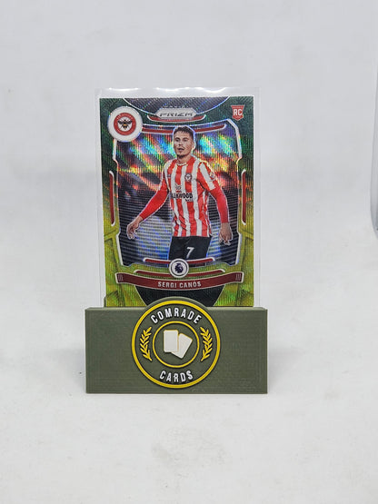 Sergi Canos (Brentford) Green/Yellow Parallel Prizm 2021-2022