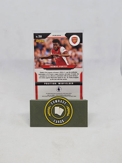 Thomas Partey (Arsenal) Orange Mojo Parallel Prizm 2021-2022