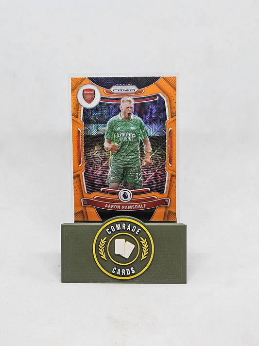 Aaron Ramsdale (Arsenal) Orange Mojo Parallel Prizm 2021-2022