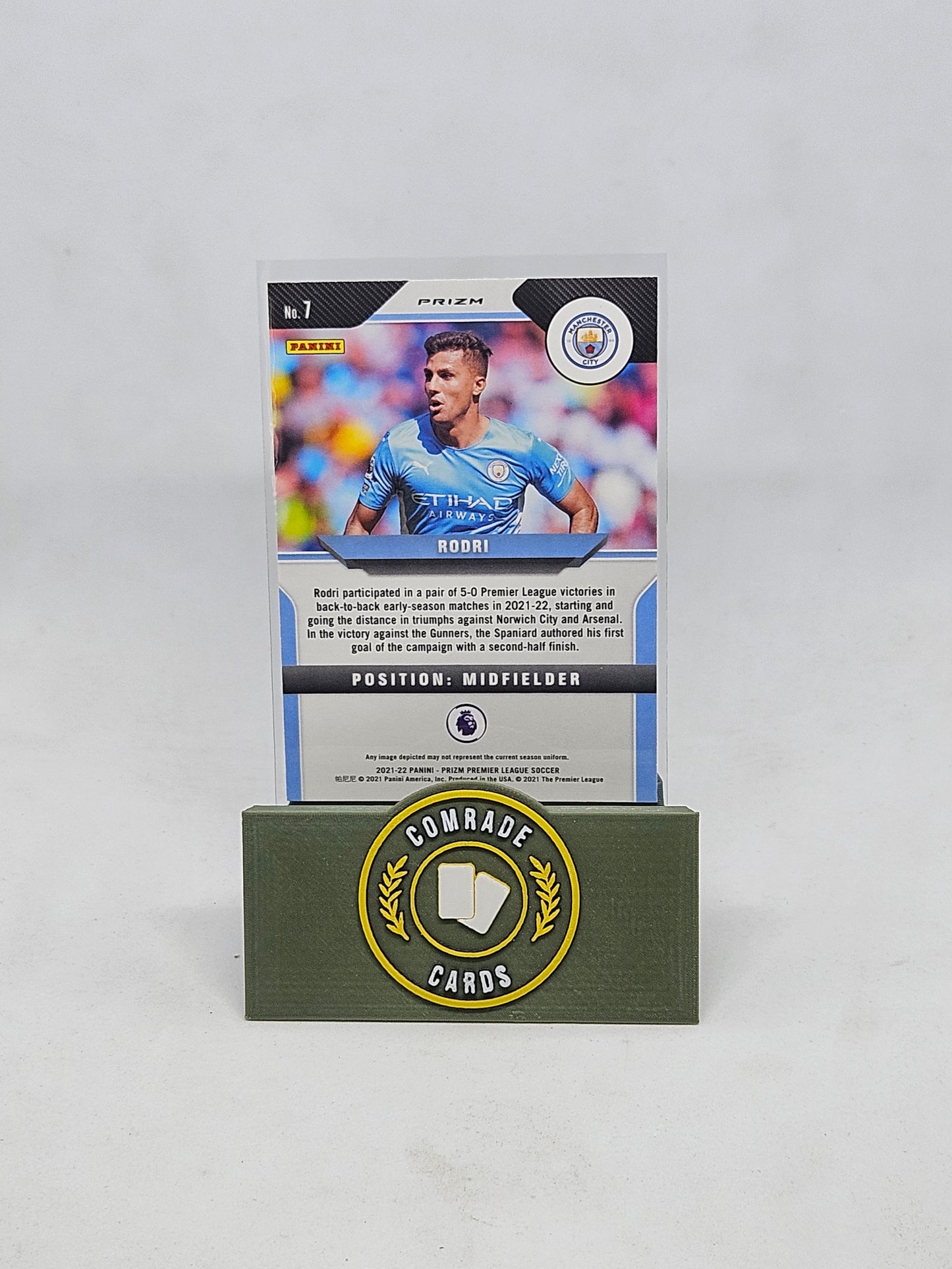 Rodri (Man City) Orange Mojo Parallel Prizm 2021-2022